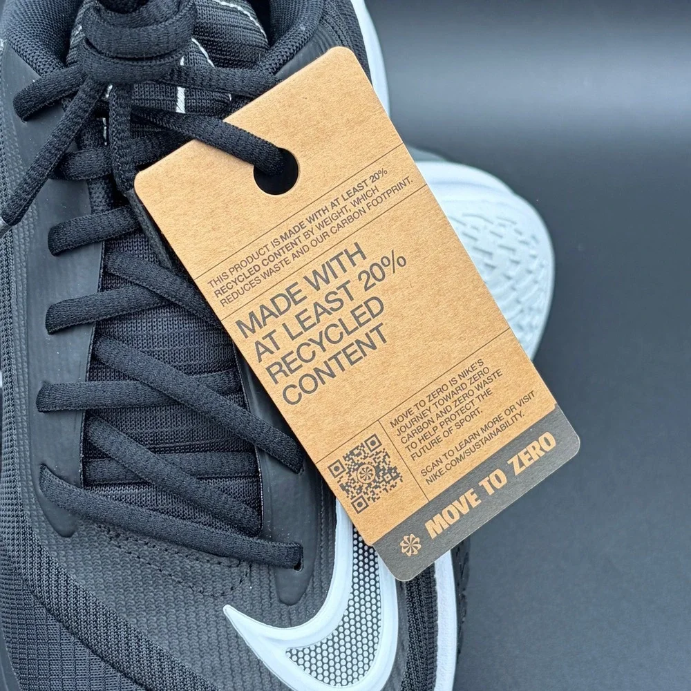 Nike Precision VII Mens Basketball Shoes Black White‎ Grey FN4322-005 Size 9.5